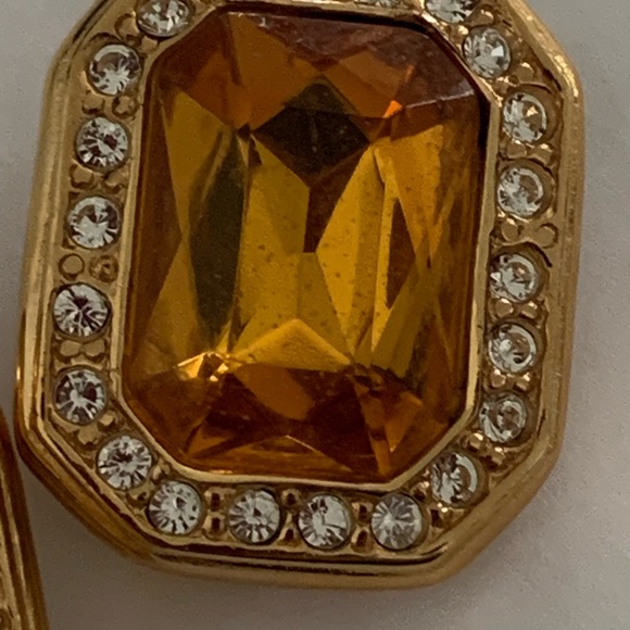 STUNNING DESIGNER EARRINGS STAMPED JACKIE ORR - Picture 3 of 8